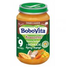 Zdjęcie produktu - BoboVita Kaszotto! Kasza bulgur z indykiem dynią i mango po 9 miesiącu, 190 g