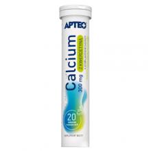 Zdjęcie produktu - APTEO Calcium 300mg z kwercetyną o smaku pomarańczowym, 20 tabletek musujących