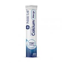 Zdjęcie produktu - Calcium Alergo smak pomarańczowy, 20 tabl. musujących