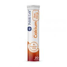 Zdjęcie produktu - Calcium + Kwercetyna Duo Alergo smak pomarańczowy, 20tabl. musujących