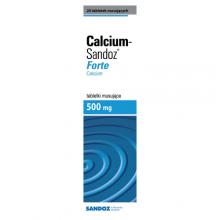 Zdjęcie produktu - Calcium-Sandoz Forte 500 mg, 20 tabletek musujących