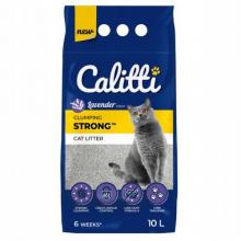 Zdjęcie produktu - Calitti Strong Bentonitowy, mocno zbrylający, lawendowy żwirek dla kota, 10 l