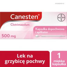 Canesten&reg; 500 mg kapsułka dopochwowa miękka, 1 sztuka