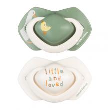 Zdjęcie produktu - CANPOL BABIES Smoczek silikonowy Light touch 0-6m symetryczny GOOSE 22/667, 2szt.