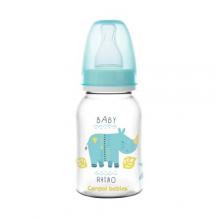 Zdjęcie produktu - Canpol Babies Butelka dla niemowląt 0 m+ Niebieski nosorożec, 120 ml 59/100