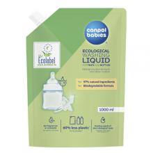 Zdjęcie produktu - CANPOL BABIES Płyn do mycia butelek i smoczk&oacute;w (opakowanie uzupełniające), 1000 ml