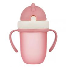 CANPOL BABIES Kubek ze składaną rurką 9m+ r&oacute;żowy 210ml, 1szt. 56/522
