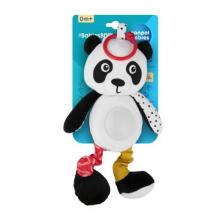 Zdjęcie produktu - Canpol Babies BabiesBoo Pluszowa panda zawieszka z pozytywką i lampką