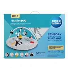 CANPOL BABIES Sensoryczna mata edukacyjna z lusterkiem BabiesBoo 68/092