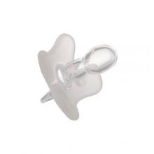 Zdjęcie produktu - CANPOL BABIES Smoczek 100% silikonowy 6-12m symetryczny 24/002 biały