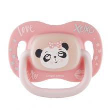 Zdjęcie produktu - CANPOL BABIES Smoczek silikonowy symetryczny Exotic 0-6m Panda 34/920	