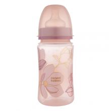CANPOL BABIES Butelka antykolkowa EasyStart GOLD 3m+ 240ml R&oacute;żowa 35/240