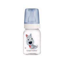 Zdjęcie produktu - CANPOL BABIES Butelka wąska Cute Animals niebieski pies 0m+ 120ml 11/851