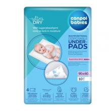 Zdjęcie produktu - CANPOL BABIES Wielofunkcyjne podkłady higieniczne 90x60 cm, 10 szt.