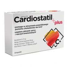 Zdjęcie produktu - Cardiostatil Plus, pomaga w utrzymaniu prawidłowego cholesterolu - 30 kapsułek