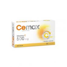 Zdjęcie produktu - CEMAX Witamina C 500mg, 30 tabletek