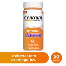 Centrum Immuno z ekstraktem z czarnego bzu, 60 kapsułek