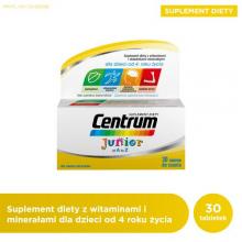 Zdjęcie produktu - Centrum Junior, 30 tabl. do ssania USZKODZONE TEKTUROWE OPAKOWANIE