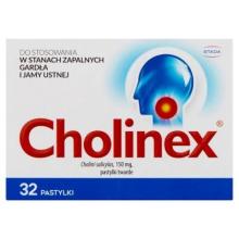 Zdjęcie produktu - Cholinex, 32 pastylki do ssania