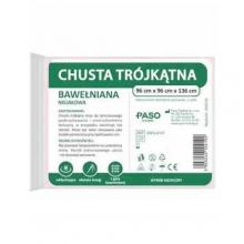 Zdjęcie produktu - Chusta Tr&oacute;jkątna bawełniana niejałowa PASOMED, 1 szt 