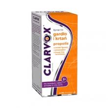 Zdjęcie produktu - Clarvox Syrop na gardło i krtań z propolisem, 200 ml