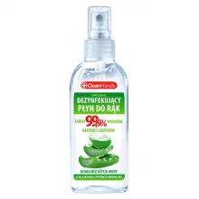 Zdjęcie produktu - CleanHands Płyn dezynfekujący do rąk z aloesem i prowitaminą B5, 100 ml