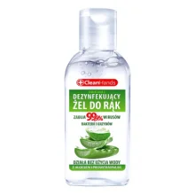 Zdjęcie produktu - CleanHands Żel do rąk antybakteryjny z aloesem i prowitaminą B5, 50 ml