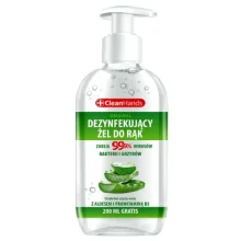Zdjęcie produktu - CleanHands Żel do rąk antybakteryjny z aloesem prowitaminą B5, 500 ml
