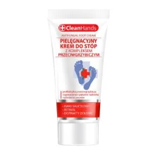 Zdjęcie produktu - CleanHands Pielęgnacyjny krem do st&oacute;p z kompleksem przeciwgrzybiczym, 30 ml