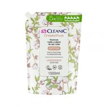 Zdjęcie produktu - Cleanic Cream&Fresh Cotton Kremowe mydło w płynie do rąk i ciała, 1500 ml