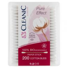 Zdjęcie produktu - CLEANIC Pure Effect Patyczki higieniczne prostokątne opakowanie, 200 sztuk