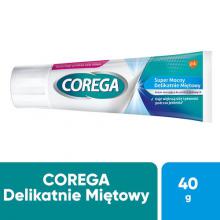 Zdjęcie produktu - Corega krem do protez Super Mocny delikatnie miętowy, 40 g 