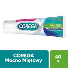 Corega Super mocny Krem do protez miętowy, 40 g