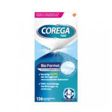 COREGA TABS BIO Formel tabletki do czyszczenia protez, 136szt.