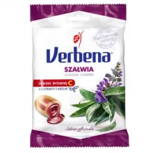 Zdjęcie produktu - Verbena Szałwia Cukierki ziołowe z witaminą C, 60 g