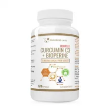 Zdjęcie produktu - Progress Labs Curcumin C3 + Bioperine Complex, 120 kaps.