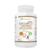 Zdjęcie produktu - Progress Labs Curcumin C3 + Bioperine Complex, 60 kaps.