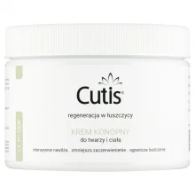 Zdjęcie produktu - CUTIS Regeneracja w łuszczycy Krem konopny do twarzy i ciała, 400 ml