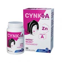 Zdjęcie produktu - Cynk Plus A, 50 kaps.