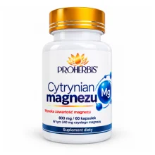Zdjęcie produktu - Proherbis Cytrynian magnezu, 60 kaps.