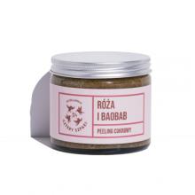 CZTERY SZPAKI (4szpaki) Peeling cukrowy R&oacute;ża i Baobab, 250ml