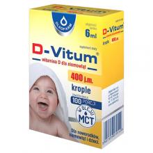 Zdjęcie produktu - D-VITUM 400 j.m. krople, 6ml 
