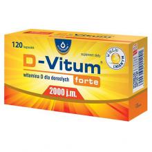 D-Vitum forte 2000 j.m. -  120 kapsułek 