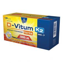Zdjęcie produktu - D-Vitum Forte 2000 j.m. K2, 120 kaps.