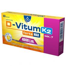 Zdjęcie produktu - D-Vitum forte Max 4000 j.m. K2, 60kaps.