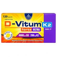 Zdjęcie produktu - D-vitum forte Ultra 4000 j.m. K2, 120 kaps.