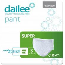 Zdjęcie produktu - DAILEE Pant Premium Super Majtki chłonne S, 15szt. KR&Oacute;TKA DATA 30.09.2026
