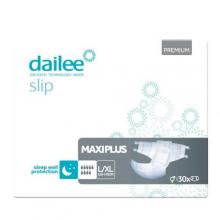 Zdjęcie produktu - DAILEE Slip Premium Maxi Plus L/XL Pieluchomajtki, 30szt. KR&Oacute;TKA DATA 30.09.2026