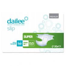 Zdjęcie produktu - DAILEE Slip Premium Super XS/S Pieluchy anatomiczne, 30 sztuk