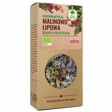 Zdjęcie produktu - DARY NATURY Eko Herbatka malinowo-lipowa, 80 g